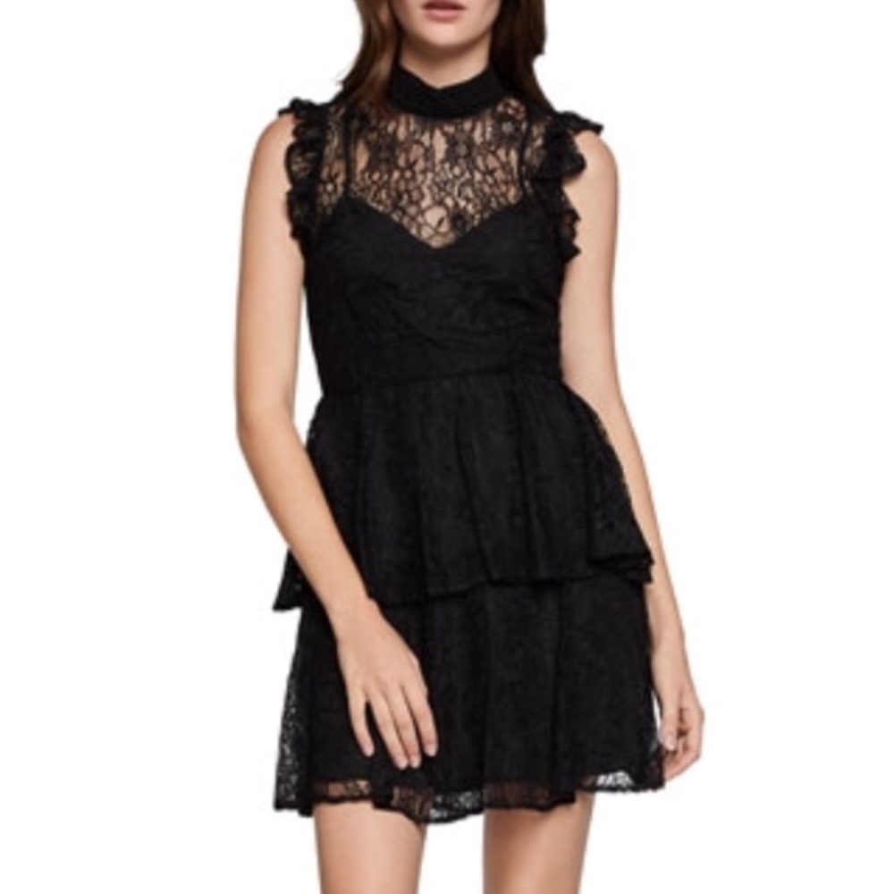 Bcbgeneration Bcbg lace dress black NWT - Picture 2 of 8